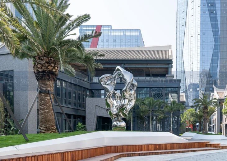 Stainless Steel Symbol Sculpture