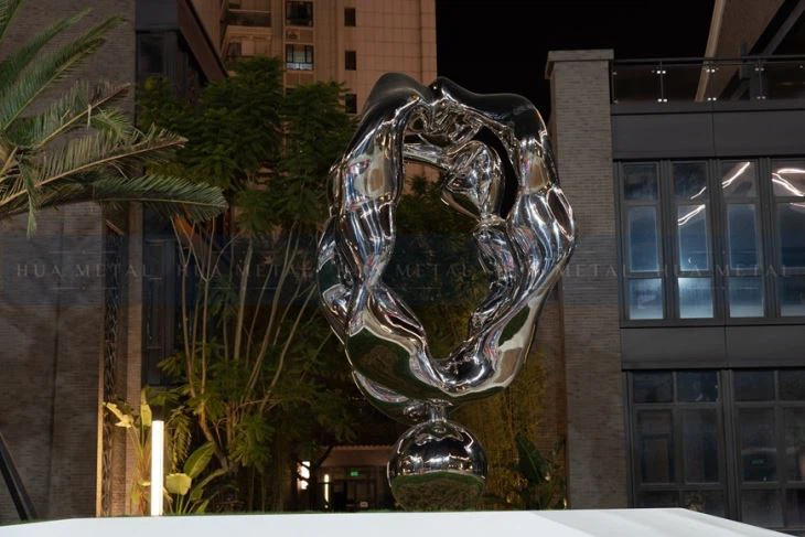 Stainless Steel Symbol Sculpture